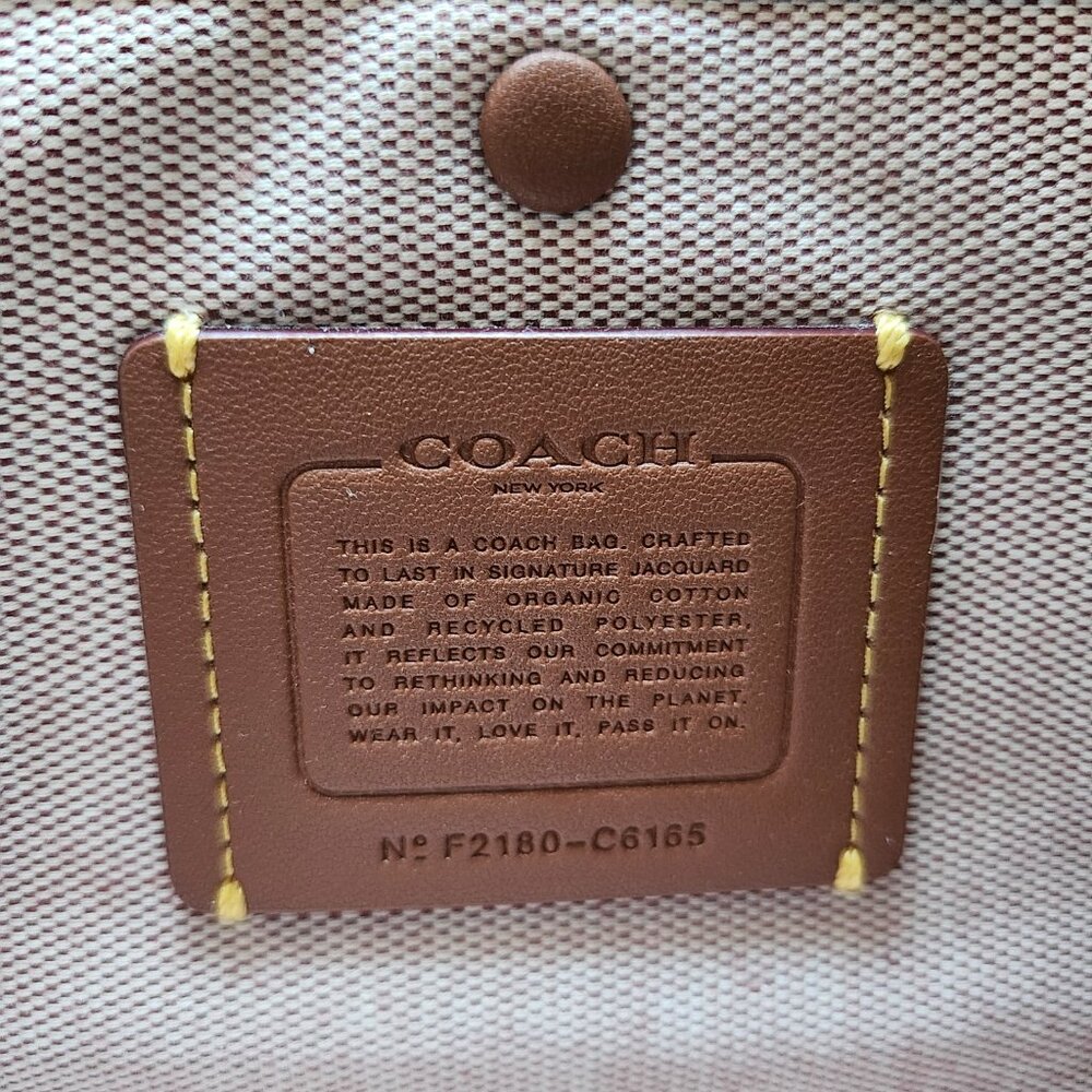 Coach Rogue Bag 25 In Signature Textile Jacquard With Embroidered Elephant - Picture 7 of 11